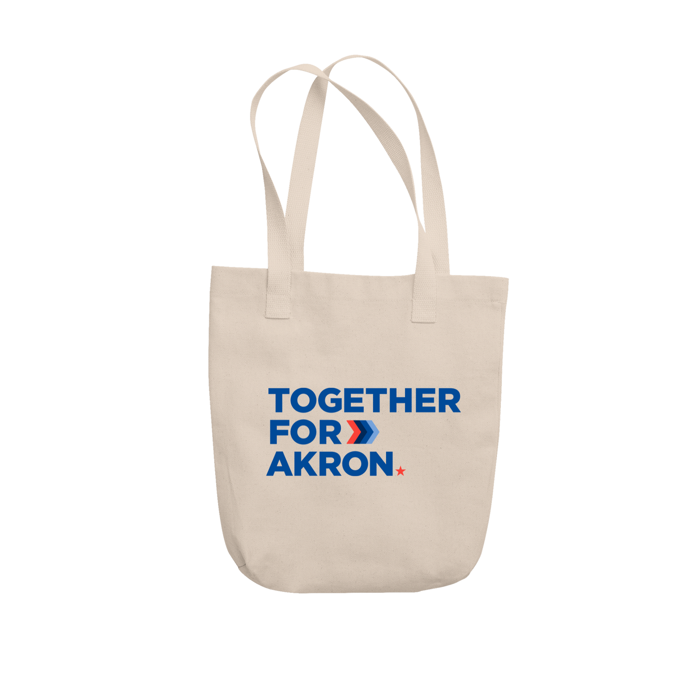 Together for Akron Logo Tote Bag