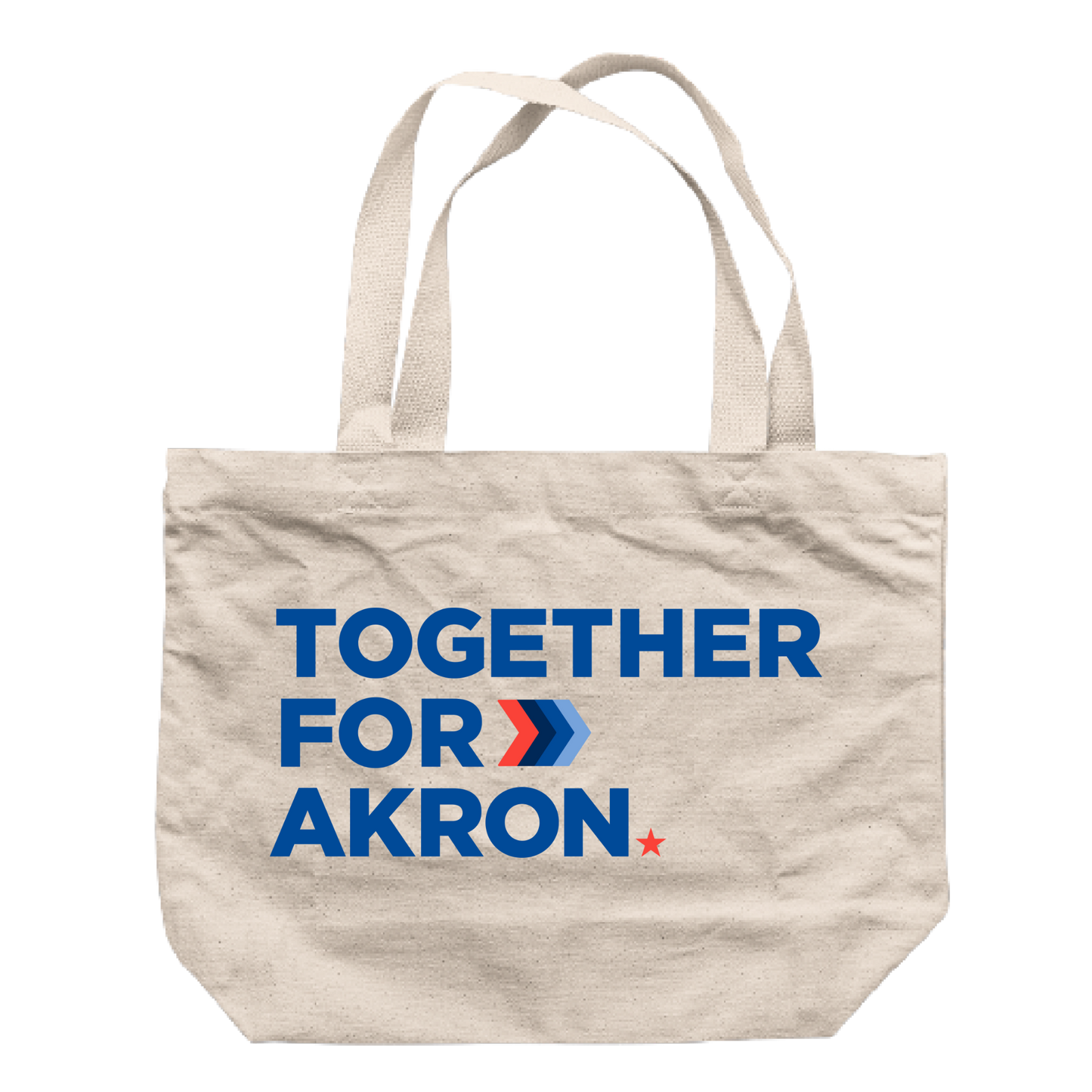 Together for Akron Logo Tote Bag