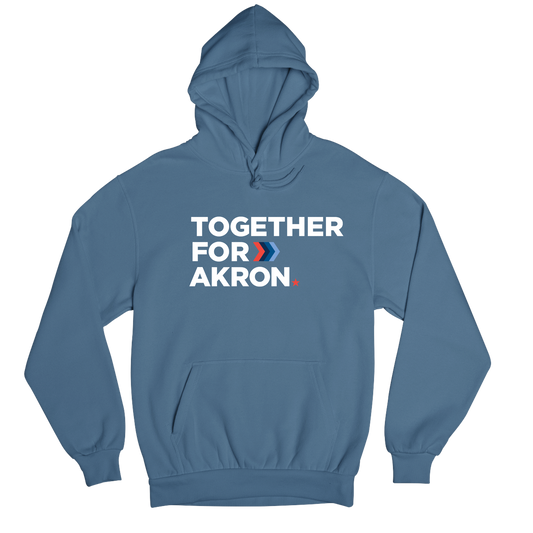 Together for Akron Logo Hoodie