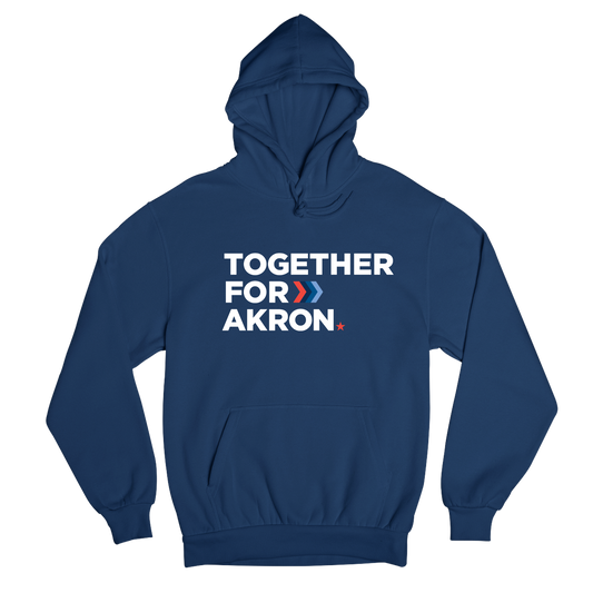 Together for Akron Logo Hoodie